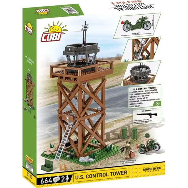 Cobi II WW Tour de contrôle U.S., 1:35, 664 p, 2 f