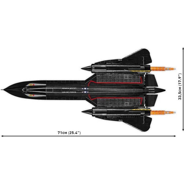 Cobi Lockheed SR-71 Blackbird, 1:48, 1379 k, 2 f, ÉDITION EXÉCUTIVE