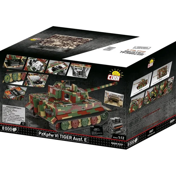 Cobi Panzerkampfwagen VI TIGER version tardive 2v1, 1:12, 8000 k, EXECUTIVE EDITION