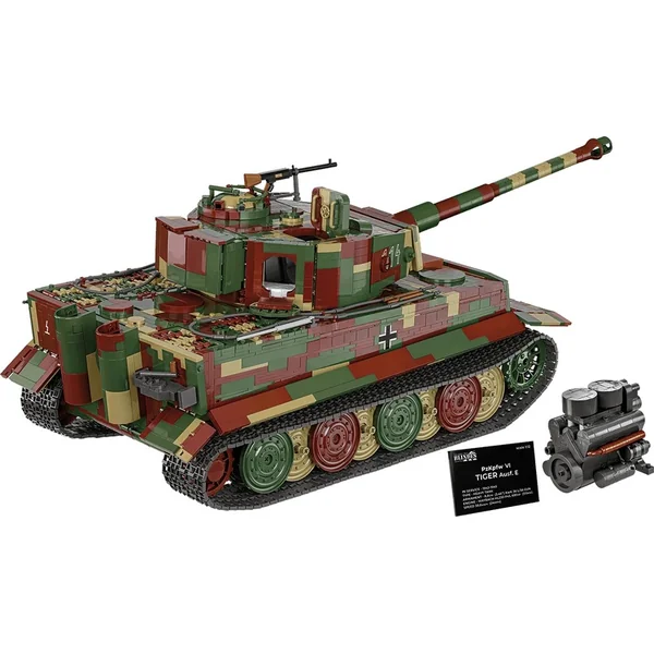 Cobi Panzerkampfwagen VI TIGER version tardive 2v1, 1:12, 8000 k, EXECUTIVE EDITION