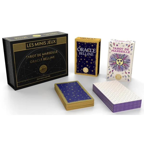 COFFRET COLLECTOR MINI DUSSERRE - TAROT DE MARSEILLE ET ORAC