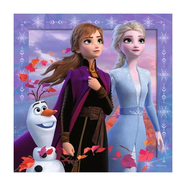 Coffret Puzzles La Reine des Neiges 2 - 3 x 49 pièces
