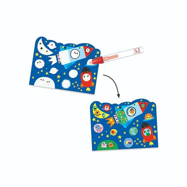 Coloriages magiques - Caché dans le ciel - Djeco