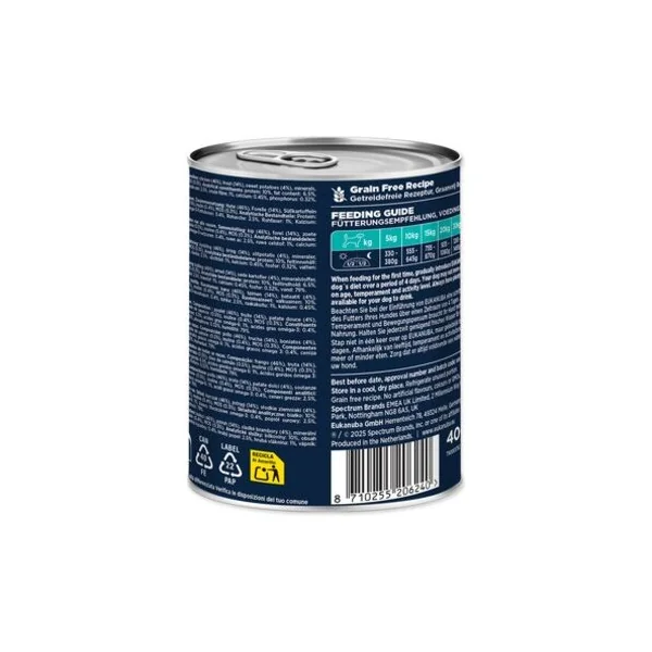 Conserve EUKANUBA Adult riche en truite avec patates douces 400 g