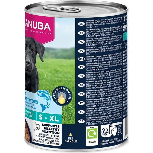Conserve EUKANUBA Adult riche en truite avec patates douces 400 g