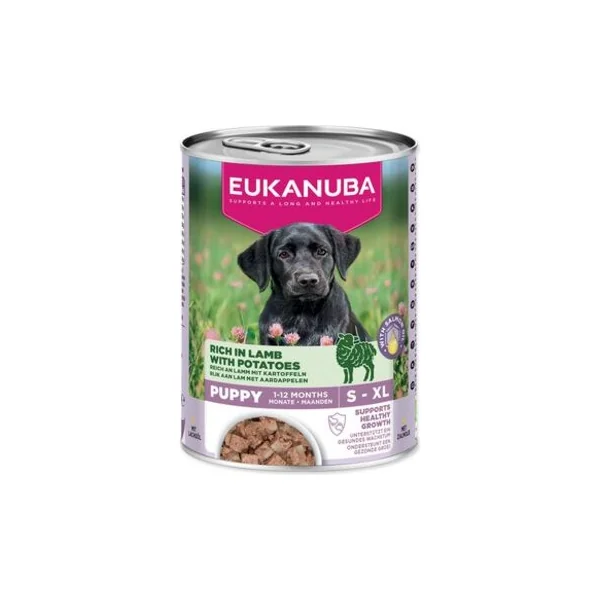 Conserve EUKANUBA Puppy riche en agneau avec pommes de terre 400 g