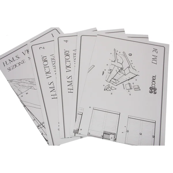 COREL HMS Victory 1651 rez 1:98 kit