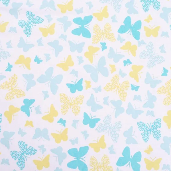 Couverture pour enfant en Minky avec rembourrage New Baby bleu 80x102 cm