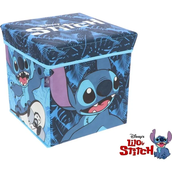 Cozy Noxxiez SB601 Stitch - boîte de rangement et tabouret pour garçons