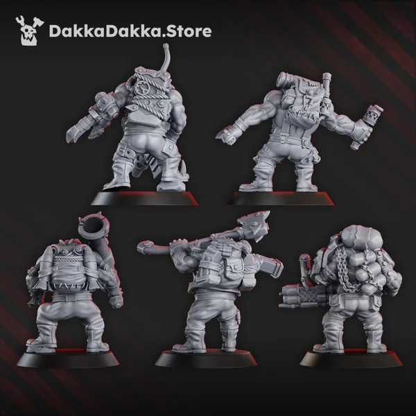 DakkaDakka Store - Orks - Wercking Gang - Blak Orks Mob x10