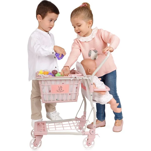 DeCuevas 52179 Chariot de courses mobile 2 en 1 avec fruits KOALA 2024