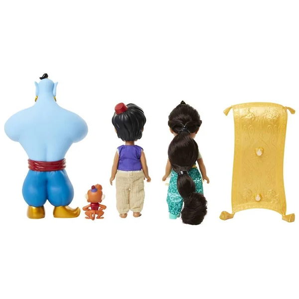 DISNEY ALADDIN ET JASMINE - COFFRET 5 PIECES DONT 2 POUPEES 15 CM