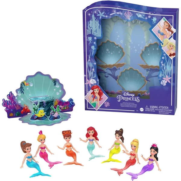 DISNEY ARIEL LA PETITE SIRENE - COFFRET LIVRE D'HISTOIRES ARIEL ET SES SŒURS