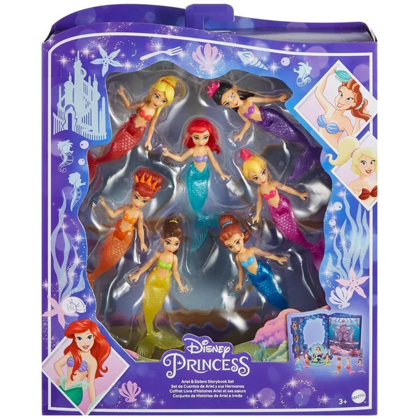 DISNEY ARIEL LA PETITE SIRENE - COFFRET LIVRE D'HISTOIRES ARIEL ET SES SŒURS