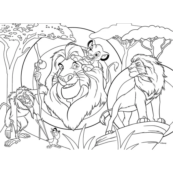 DISNEY CLASSIC MIXTE PUZZLE 4 X 48 PIECES 2 EN 1