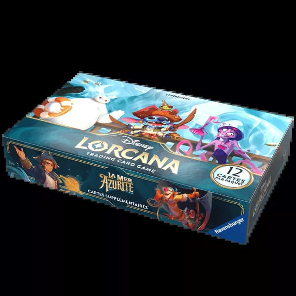 Disney Lorcana : Boite 24 Boosters (Display) - Set 6 La Mer Azurite
