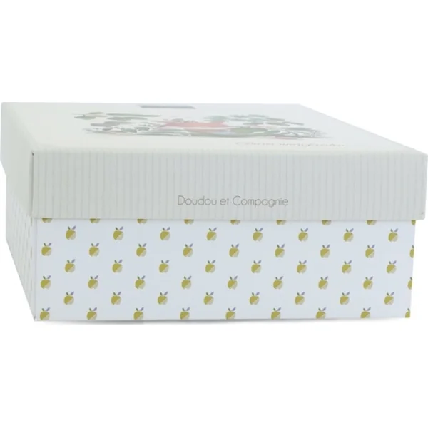 Doudou Coffret Cadeau Renard en Peluche Romarin jouant une mélodie 20 cm