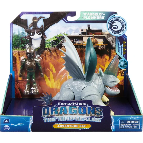 DRAGONS LES NEUF ROYAUME - PACK DRAGON ET VIKING D'ANGELO ET BISSOCORN