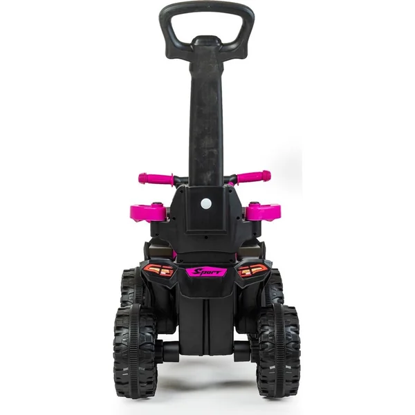 Draisienne pour enfants avec tige de guidage Baby Mix Mega Prime EVA rose