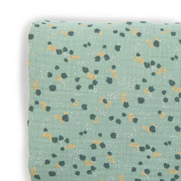 DRAP HOUSSE SAUGE LIT BEBE 70 X 140 CM TROIS PETITS LAPINS