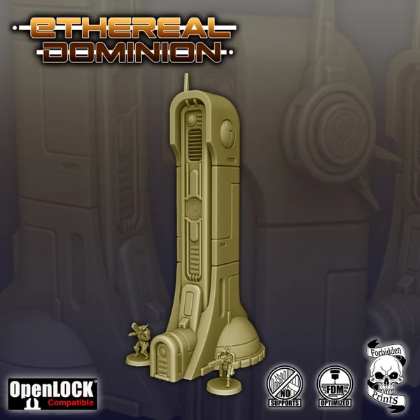 Décors Forbidden Prints - Communication Tower Ethereal Dominion