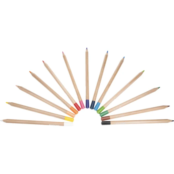 EDU3 Green crayons triangulaires, 13 couleurs mine 5mm+1 crayon graphite mine 4mm+ taille-crayon