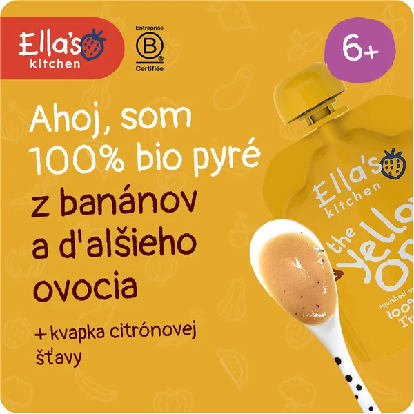 Ella's Kitchen BIO YELLOW ONE Purée de fruits à la banane (90 g)