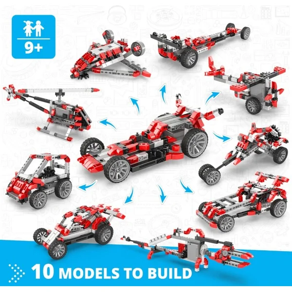 Engino INVENTOR MOTORIZED voiture de course avec 10 modèles bonus