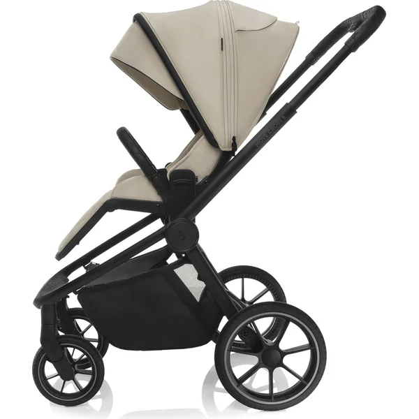 Ensemble poussette sportive Move Cross 5 + nacelle XL 5 + adaptateurs, Ivory Beige