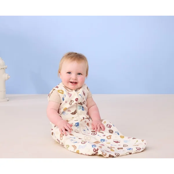 ERGOPOUCH Sac de couchage en coton biologique Jersey Bon Appetit 8-24 m, 8-14 kg, 0,2 tog