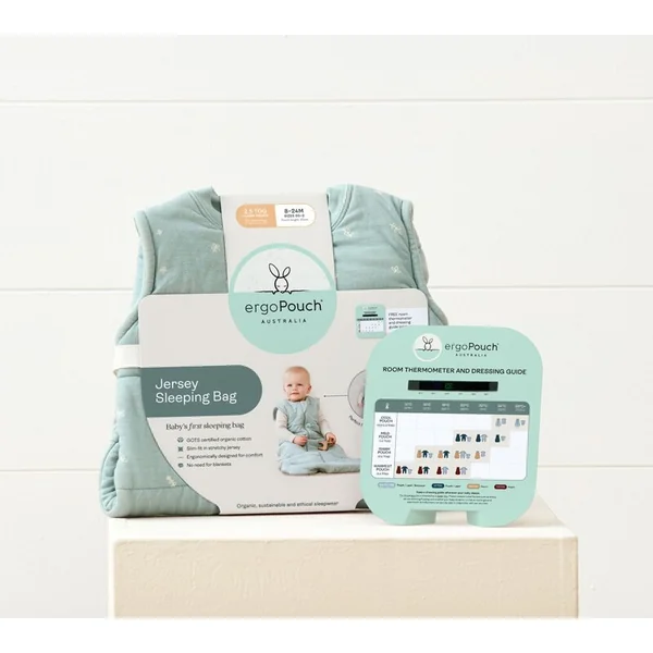 ERGOPOUCH Sac de couchage en coton biologique Jersey Bon Appetit 8-24 m, 8-14 kg, 0,2 tog