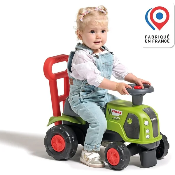 Falk Porteur et trotteur 2 en 1 tracteur Baby Claas 312S