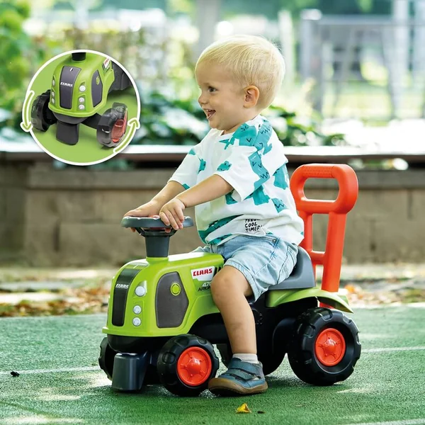 Falk Porteur et trotteur 2 en 1 tracteur Baby Claas 312S