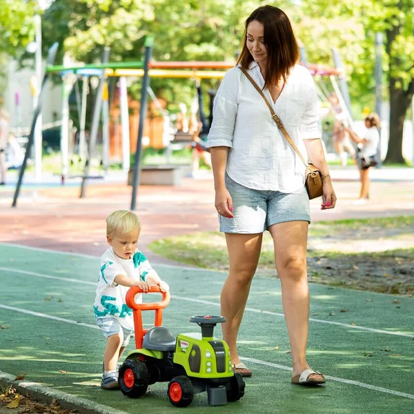Falk Porteur et trotteur 2 en 1 tracteur Baby Claas 312S