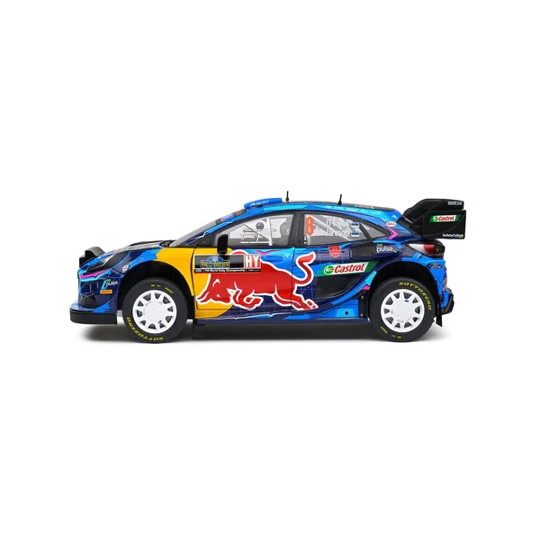 Ford Puma Rally1 Hybrid Blue #8 Tanak Rally Suede 2023 1/18 SOLIDO - S1809503