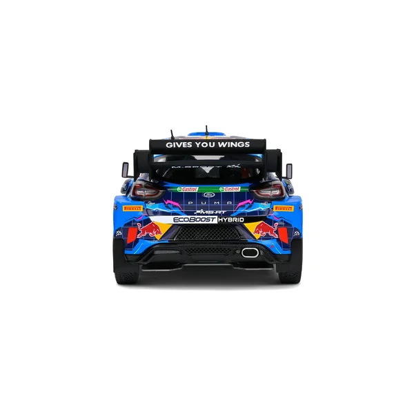 Ford Puma Rally1 Hybrid Blue #8 Tanak Rally Suede 2023 1/18 SOLIDO - S1809503