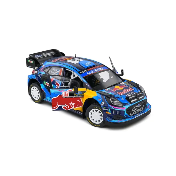 Ford Puma Rally1 Hybrid Blue #8 Tanak Rally Suede 2023 1/18 SOLIDO - S1809503