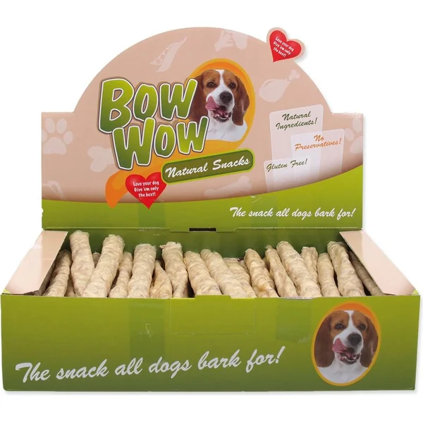 Friandise Mira Mar Bow Wow Natural, bœuf et tripes, bâtonnets 50 pièces