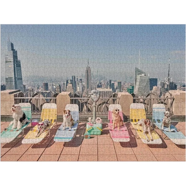 Galison Puzzle Chiens à New York Gray Malin 1000 pièces