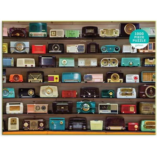 Galison Puzzle Radio vintage 1000 pièces