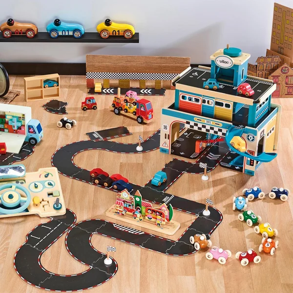 Garage en bois vintage Vilacity - Vilac