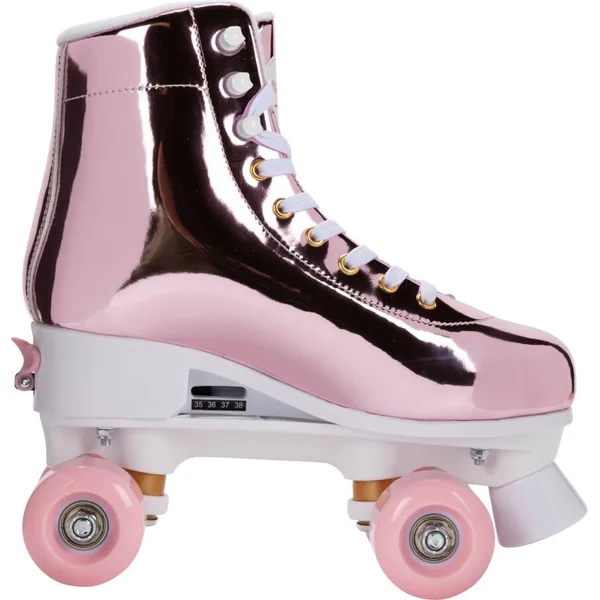 GEM SKATES - PATINS A ROULETTES QUAD ROLLER - HOLO ROSE - L 39-42