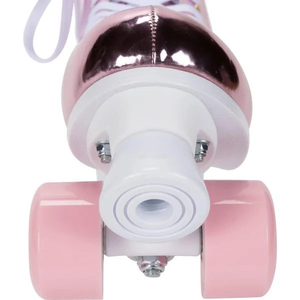 GEM SKATES - PATINS A ROULETTES QUAD ROLLER - HOLO ROSE - L 39-42