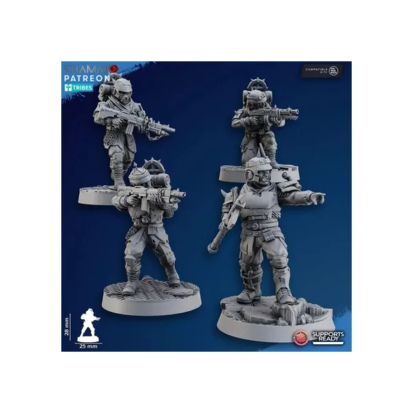 Ghamak - Gardes corrompus - Escouade d'assaut corrompu x10