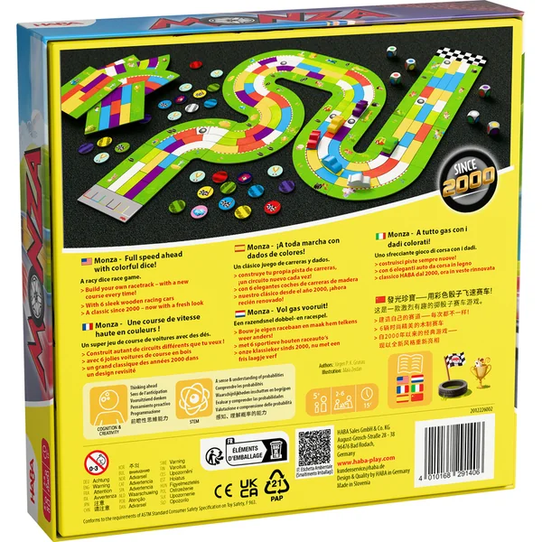 Haba Jeu de société pour enfants Monza à partir de 5 ans