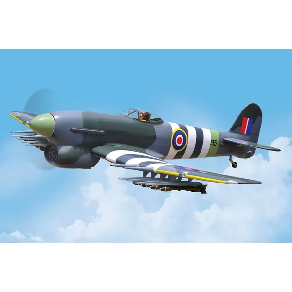Hawker Typhoon 22-33cc ARF 2m de BLACK HORSE