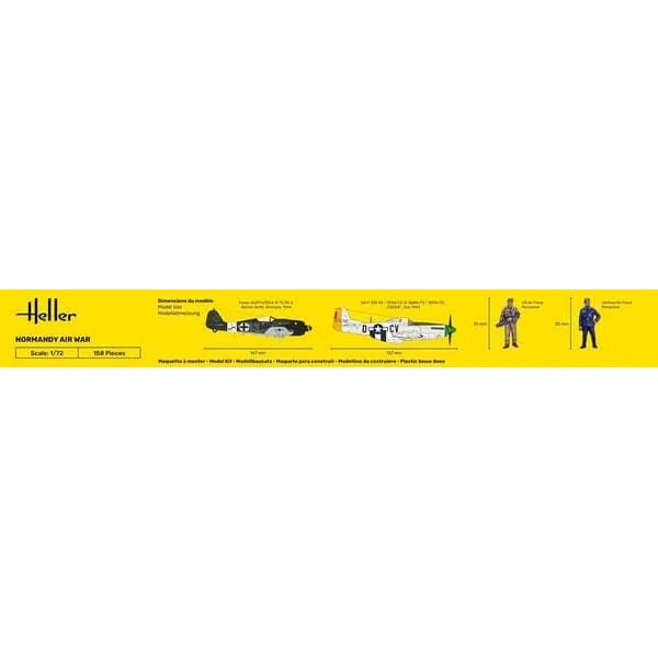 Heller STARTER KIT Bataille Aérienne de Normandie 1/72 - 52329