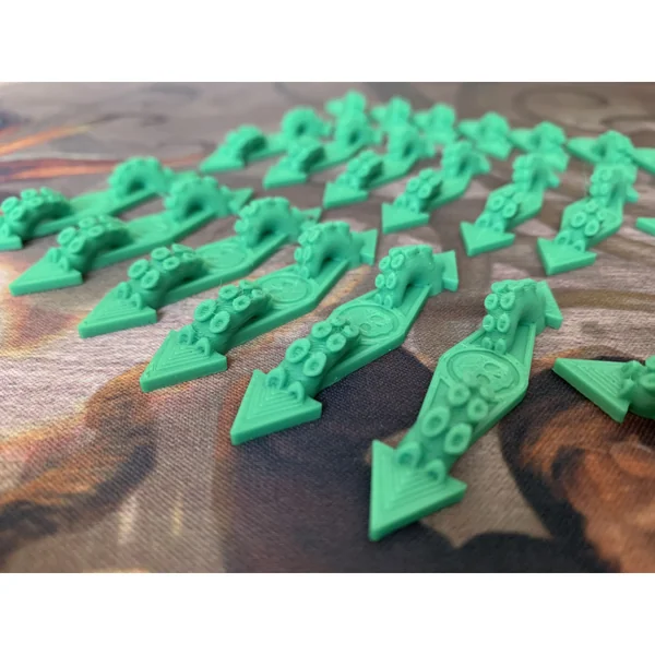 Horreur à Arkham JCE - Flèches de chemin vertes à tentacules