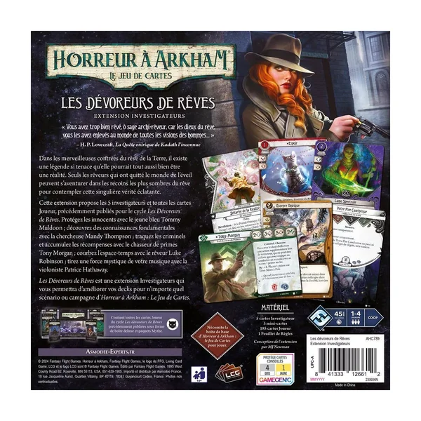 Horreur à Arkham JCE : Les Dévoreurs de Rêves - Extension Investigateurs