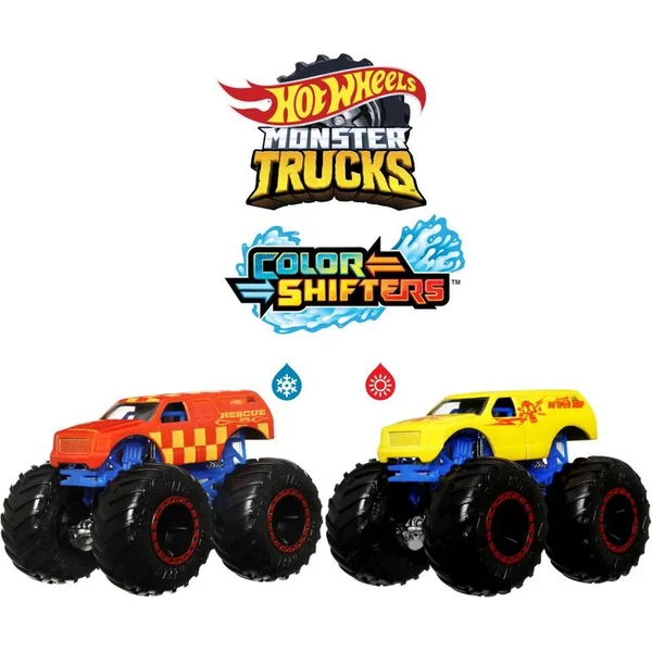 Hot Wheels Monster trucks Color Shifters asst